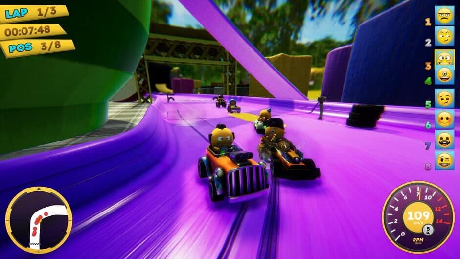 Emoji Kart Racer screenshot 4