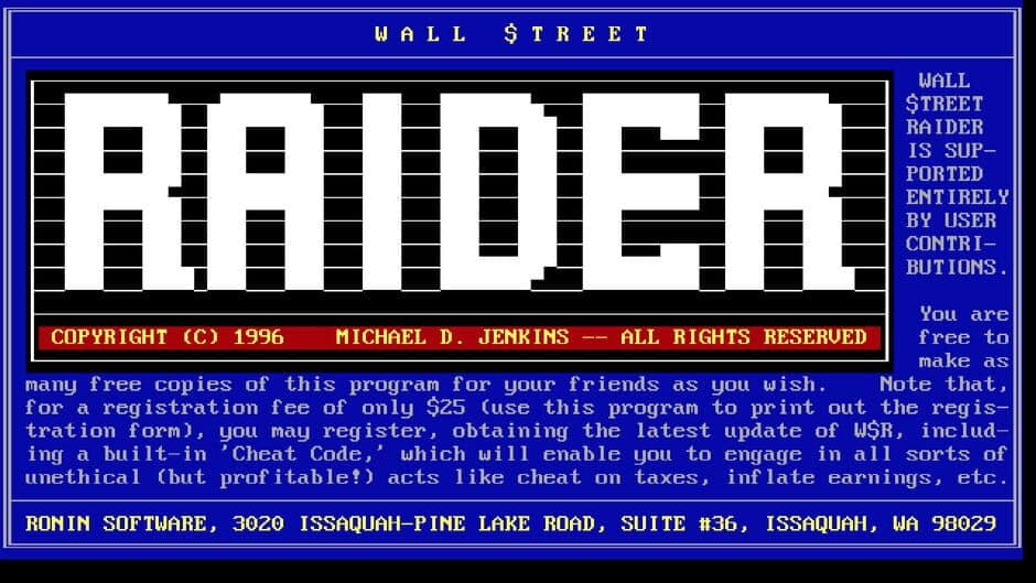 Wall Street Raider