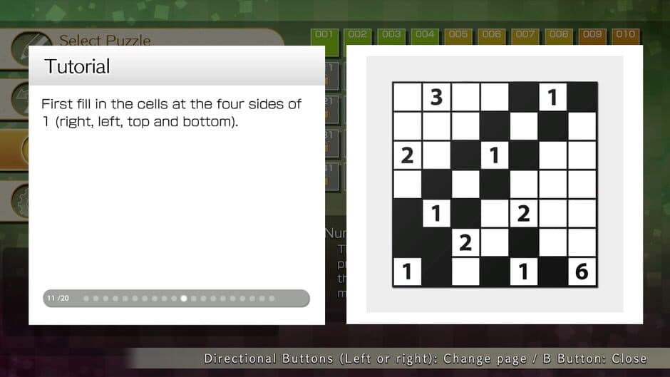 Puzzle by Nikoli S: Nurikabe screenshot 6