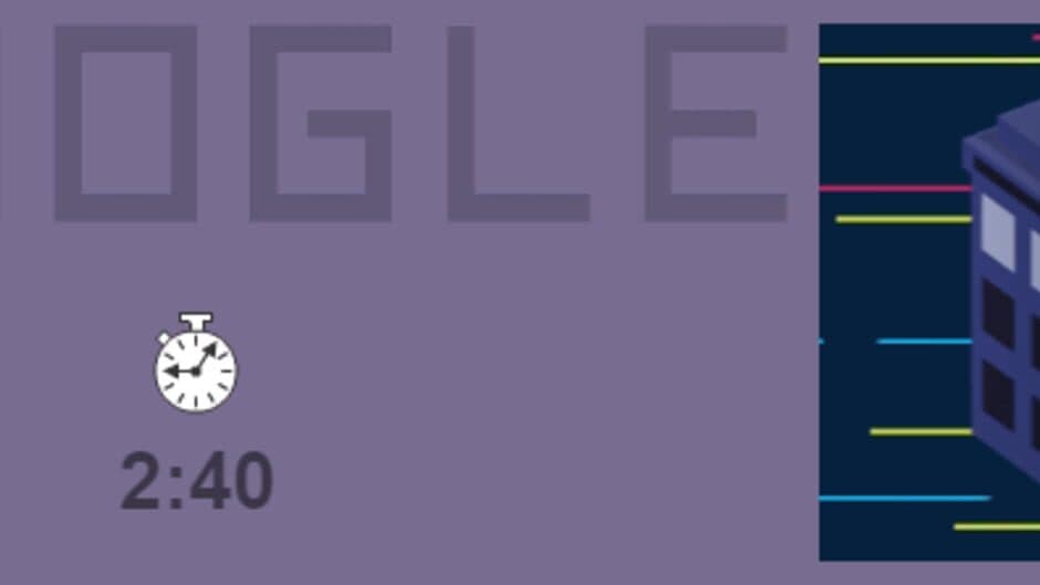 Google Doodle: Doctor Who 50th Anniversary screenshot 4