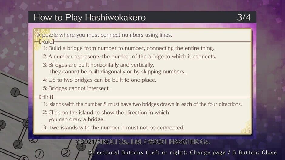 Puzzle by Nikoli W Hashiwokakero screenshot 4