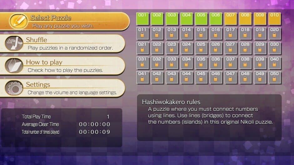 Puzzle by Nikoli W Hashiwokakero screenshot 5