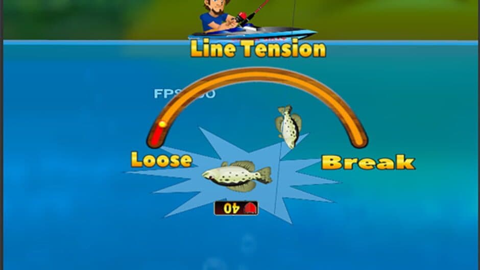 Deep Lake Reel Fishing