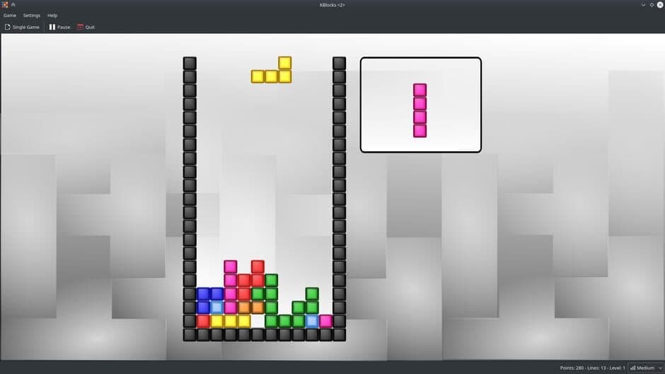 KBlocks screenshot 2