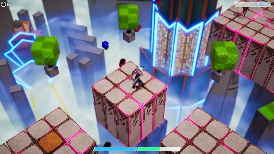 Neon Death Drop screenshot 3