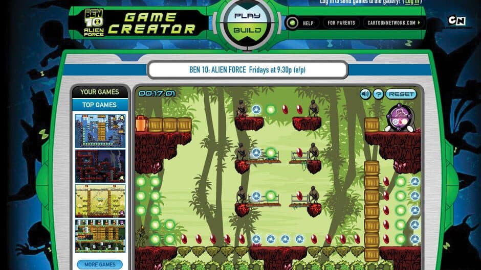 Ben 10: Alien Force Game Creator