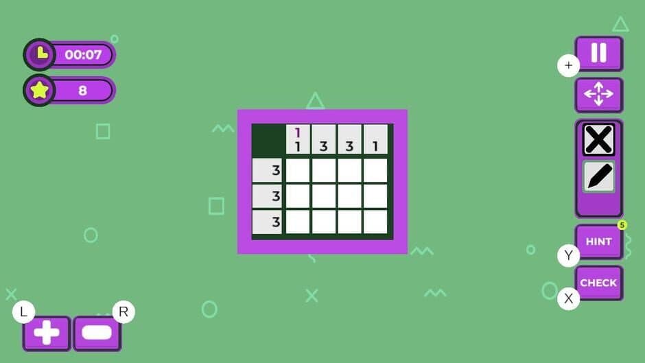 Squares and Numbers screenshot 2