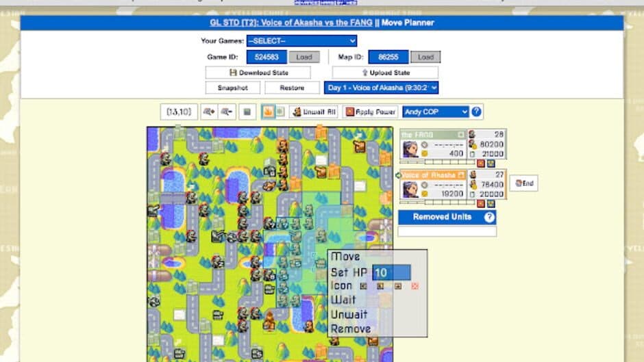 Advance Wars by Web screenshot 3