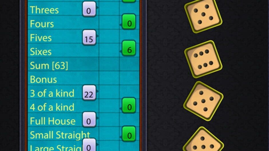 Yatzy Addict+ screenshot 2