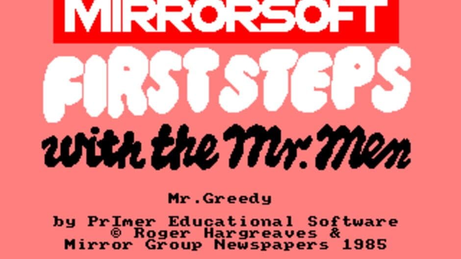 First Steps with the Mr. Men