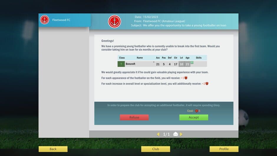 Football, Tactics & Glory: World screenshot 6
