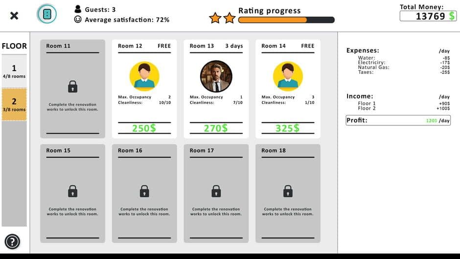 Motel Simulator: Create, Renovate & Grow Business screenshot 6