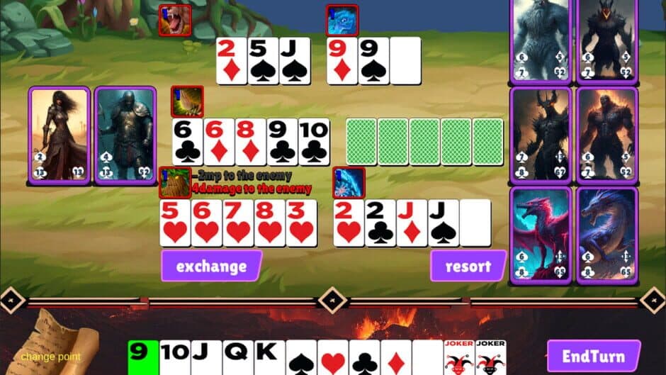 13 Playing Cards of Demon