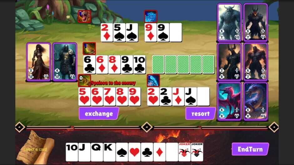 13 Playing Cards of Demon screenshot 2
