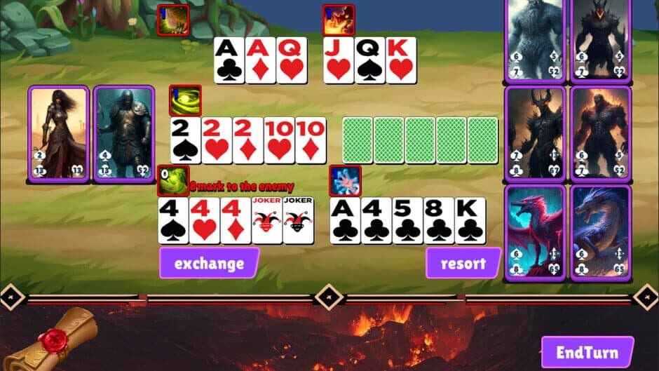 13 Playing Cards of Demon screenshot 5