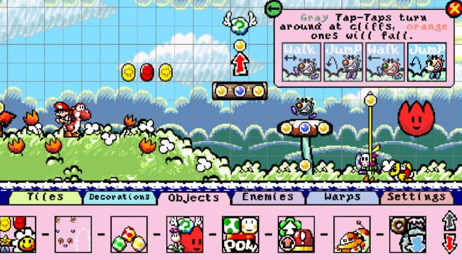 Super Mario Construct 2: Yoshi's Fabrication Station screenshot 2