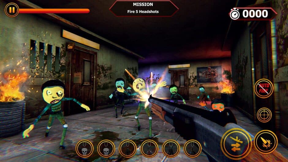 Zombie Sniper Shooter: Stickman War
