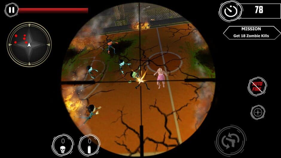 Zombie Sniper Shooter: Stickman War screenshot 3
