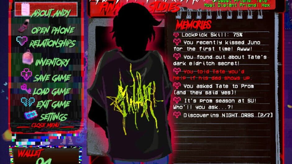 Slasher U: An 18+ Horror Movie Dating Sim screenshot 3