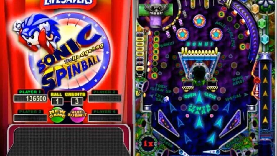 Sonic Spinball: Life Savers
