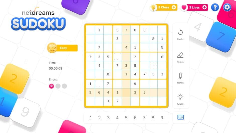 Netdreams Sudoku screenshot 2
