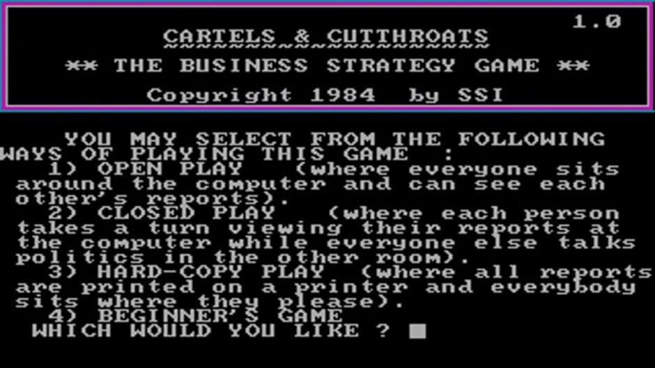 Cartels & Cutthroats