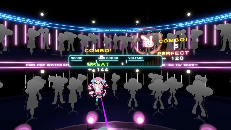Fan Pop Rhythm Stage: Aim for the Heart screenshot 2