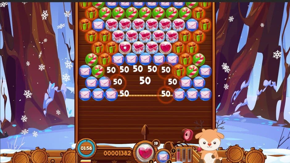 Christmas Bubble Puzzle screenshot 4