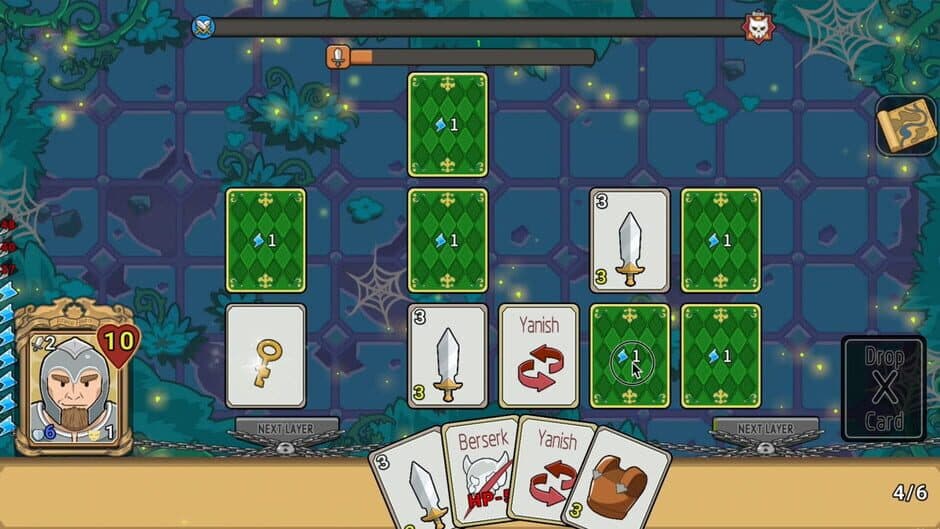 Brave Hero: Puzzle Dungeon Card screenshot 2