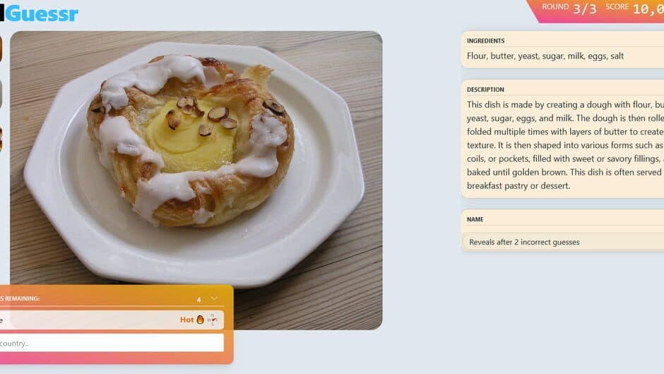 Foodguessr