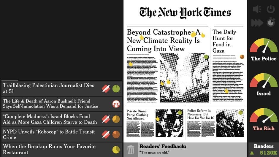 The New York Times Simulator