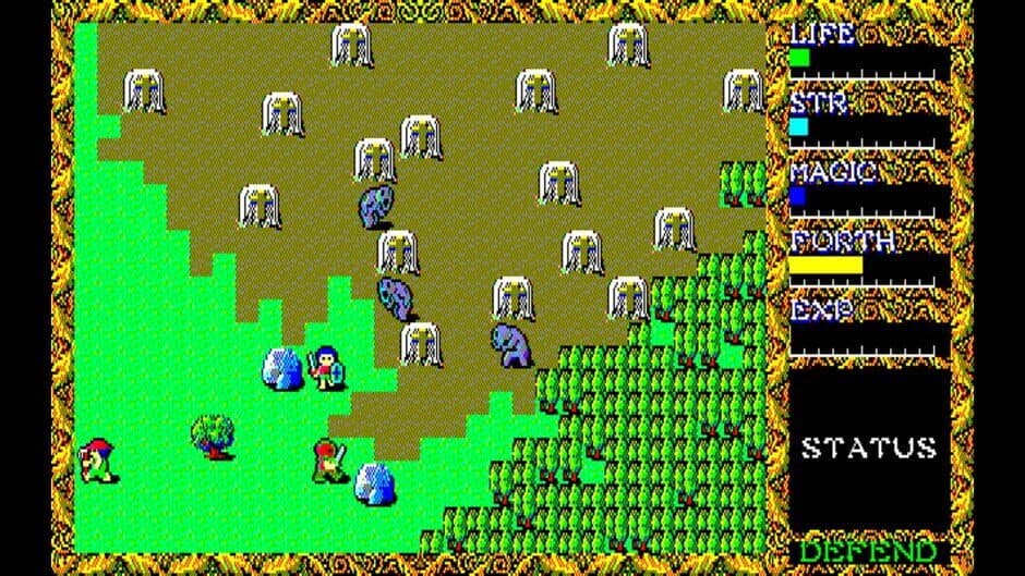 Eggconsole Hydlide II PC-8801 screenshot 2