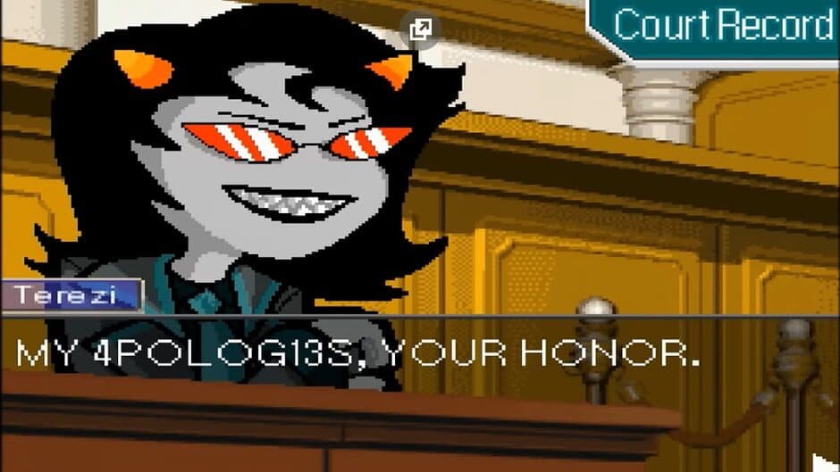 Terezi Pyrope: Ace Attorney screenshot 2