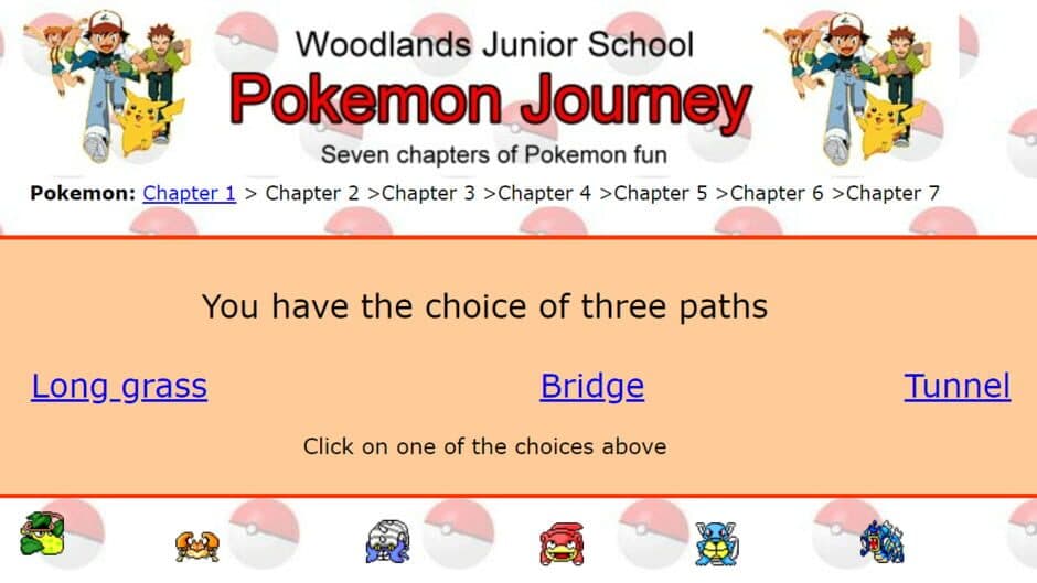Woodlands Junior School Pokemon Journey screenshot 2