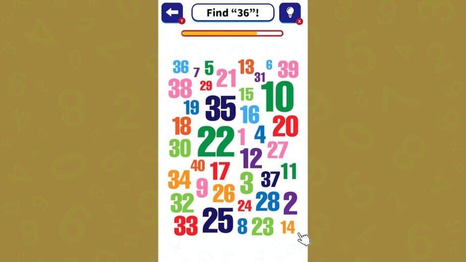 Brain Training!! Number Search screenshot 2