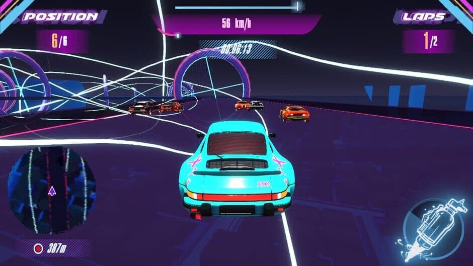 Cyber Racers: Retro Neon Punk Drift
