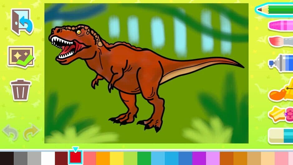 Coloring Book Series: Dinosaur Museum screenshot 5