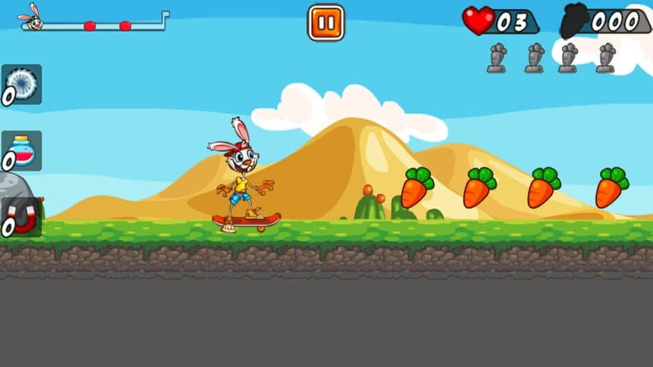 Rabbit on Skateboard screenshot 3
