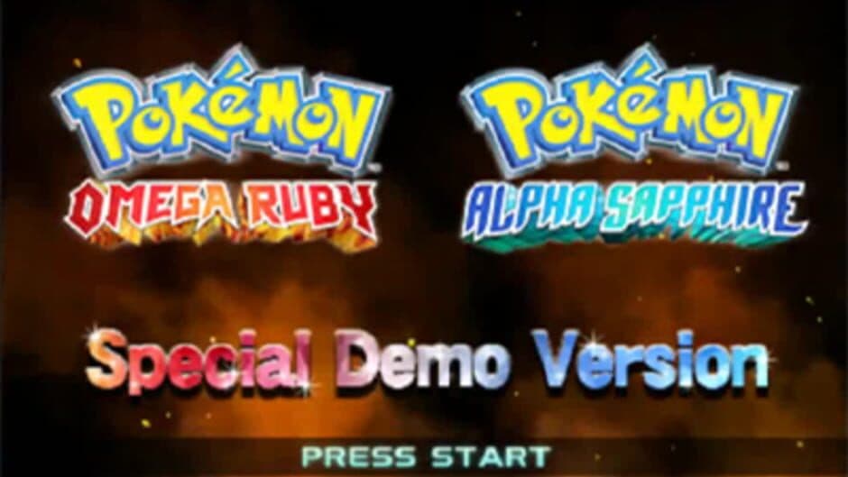 Pokémon Omega Ruby and Alpha Sapphire Special Demo Version