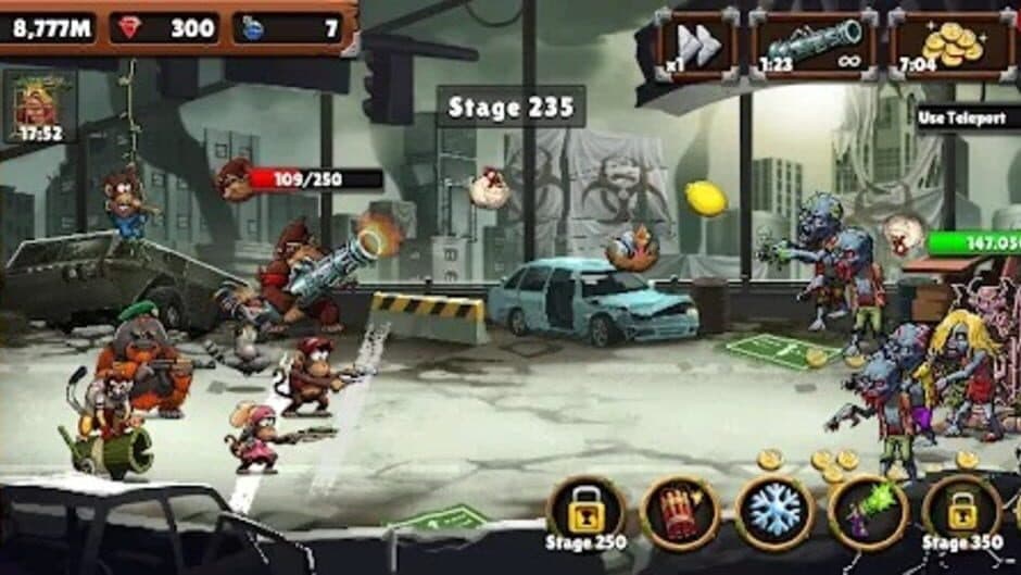 Apes vs. Zombies screenshot 3