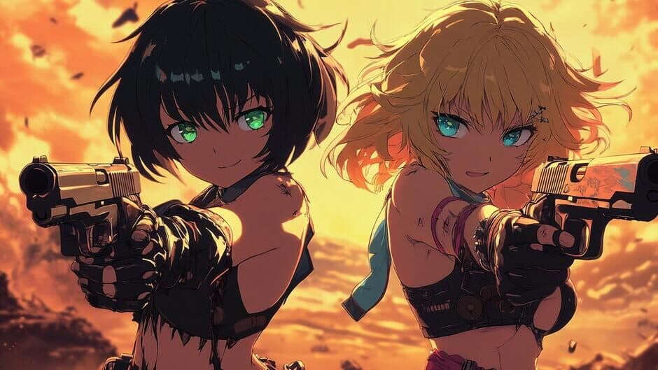Anime Girls: Wasteland Shootout screenshot 4