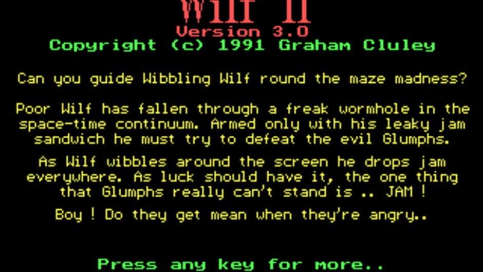 Wibbling Wilf screenshot 2