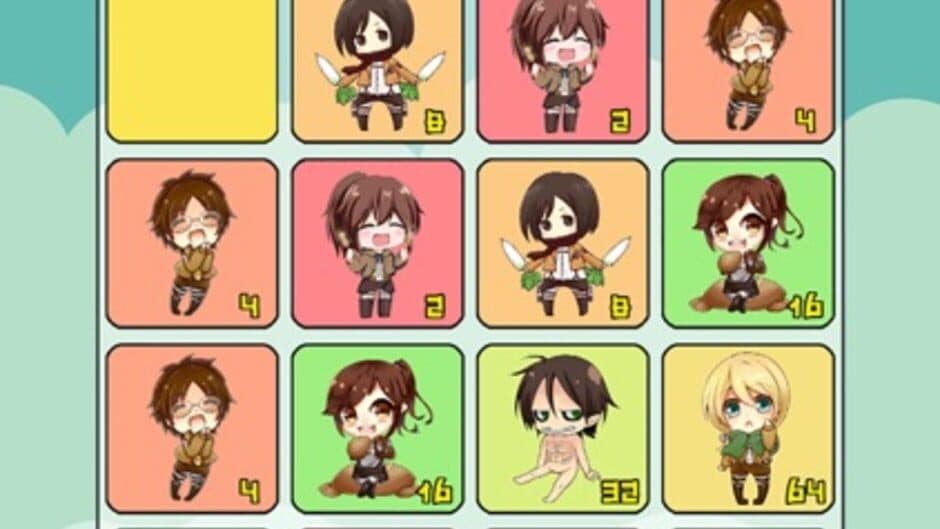 2048 Attack on Titan screenshot 2