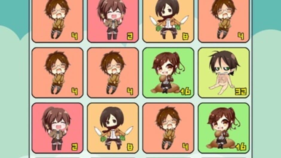 2048 Attack on Titan screenshot 3