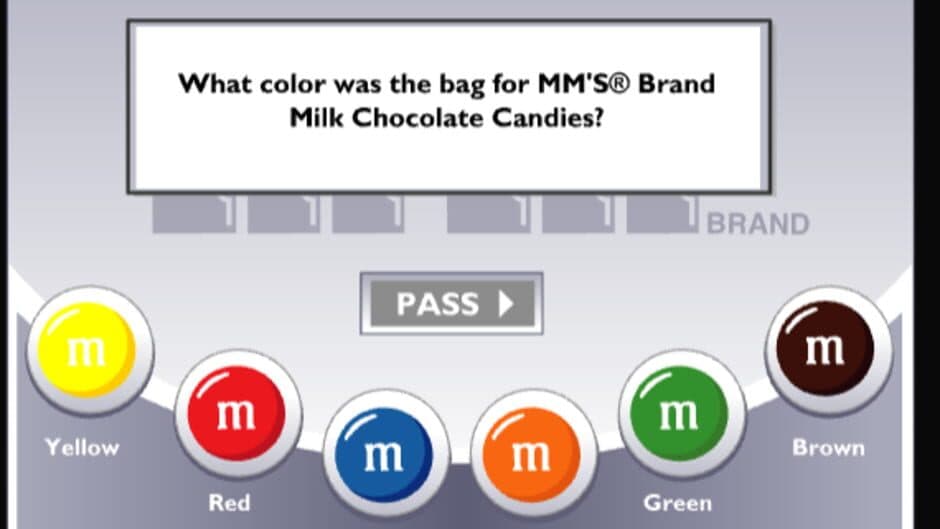 M&M's: Do You Remember Color?
