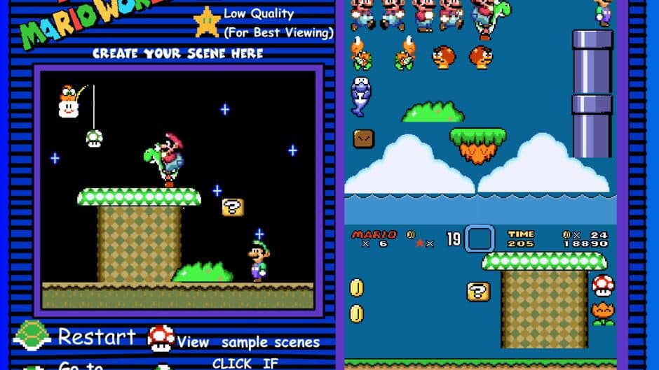 Super Mario Scene Creator