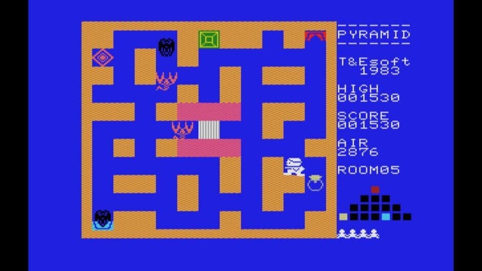 Eggconsole Pyramid Warp MSX screenshot 4
