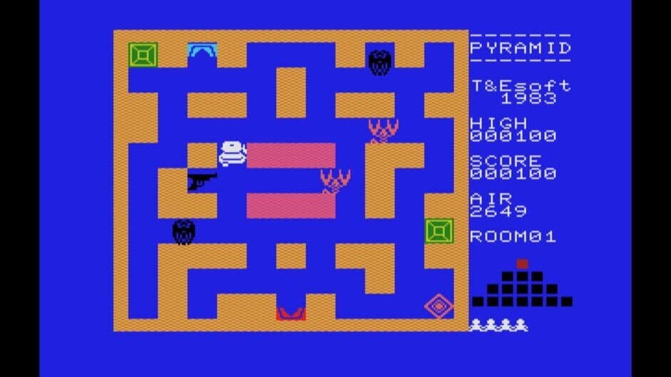 Eggconsole Pyramid Warp MSX screenshot 6