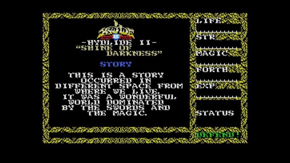 Eggconsole Hydlide II MSX screenshot 4