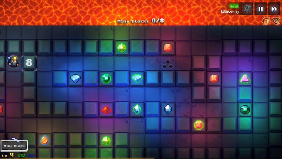 Gem Miner TD screenshot 2